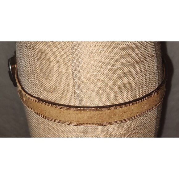 Nocona Belt Co Brown w silver hardware Size 32 USA Made Western Rodeo - Picture 6 of 9